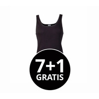 dames hemd madonna zwart voordeelpack