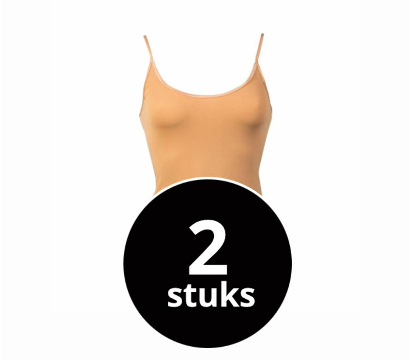 dames top beeren young huidskleur 2-Pack