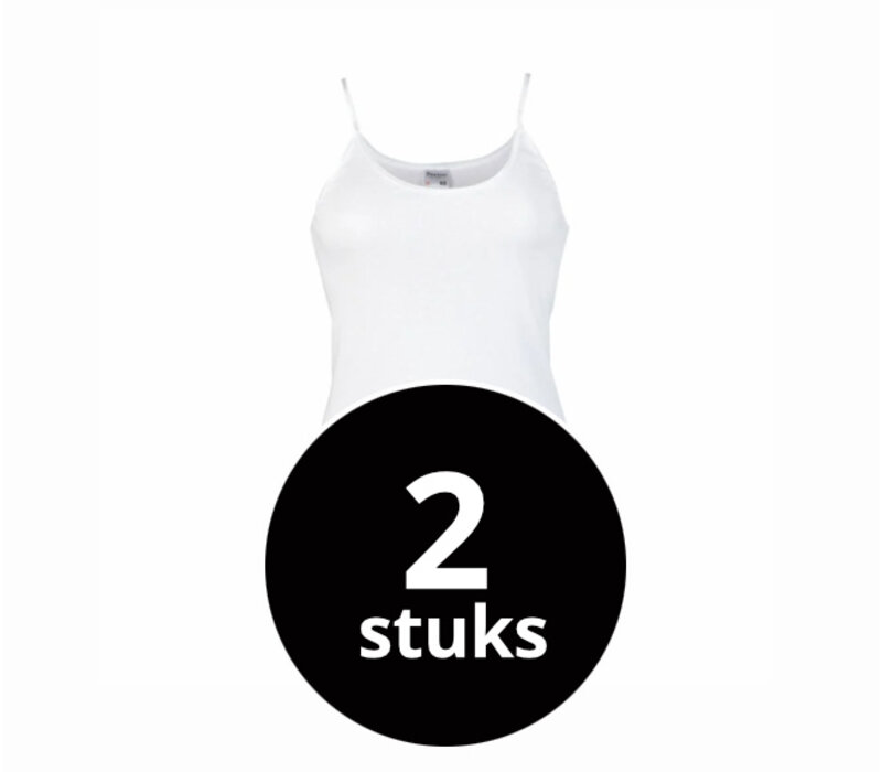 dames hemd brigitte wit 2-Pack