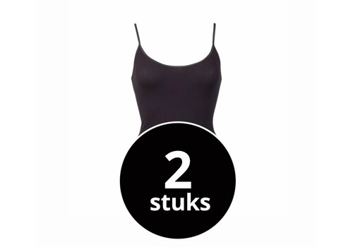 Beeren Dames Top Young Zwart 2-Pack