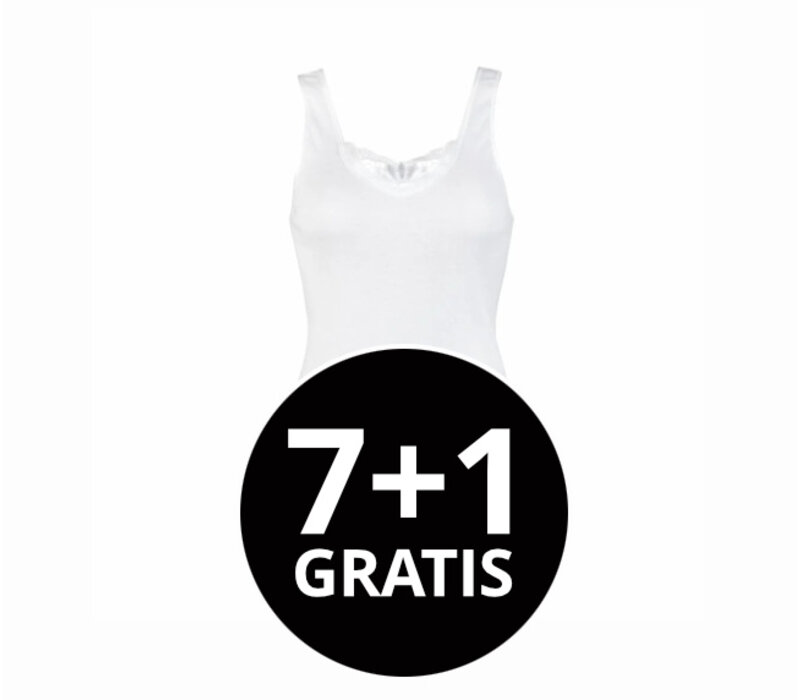 dames hemd brenda wit voordeelpack