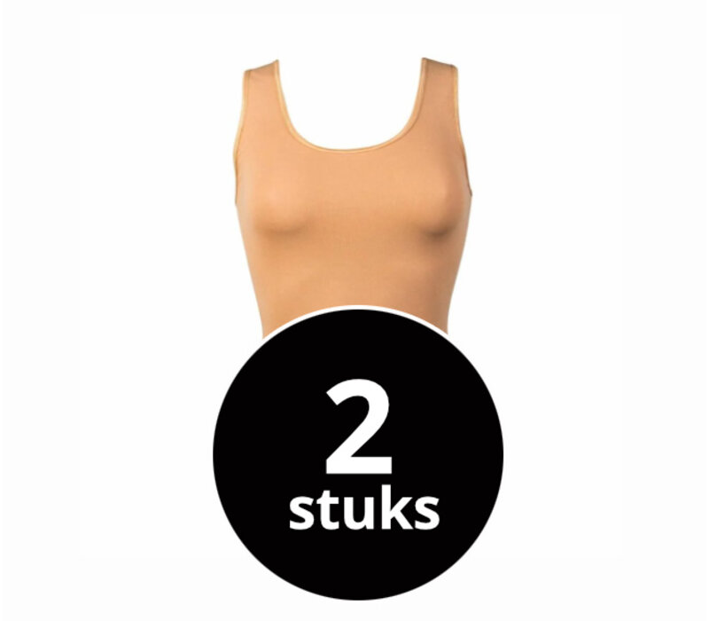dames hemd beeren young  huidskleur 2-Pack