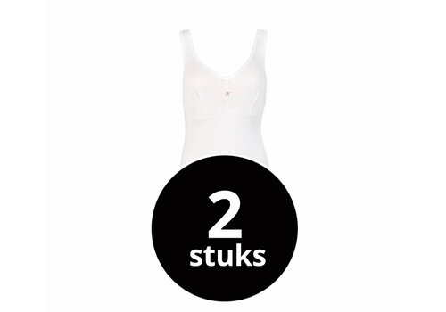 Beeren Dames Hemd Jacqueline Wit 2-Pack