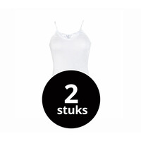 dames hemd jessica wit 2-Pack