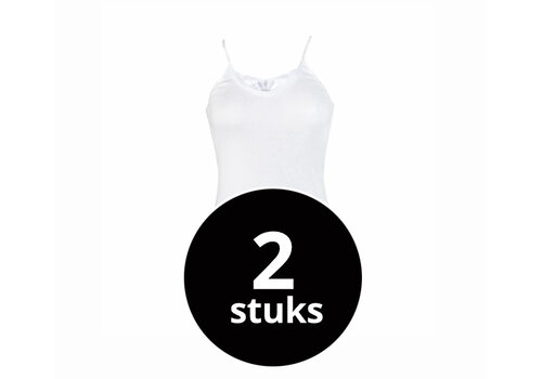 Beeren Dames Hemd Jessica Wit 2-Pack