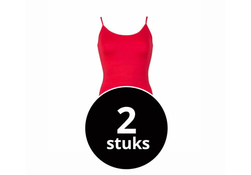 Beeren Dames Top Elegance Rood 2-Pack