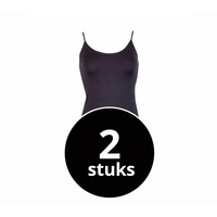 dames top elegance zwart 2-Pack