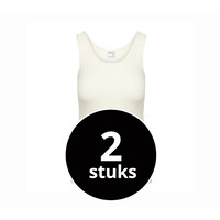 dames hemd elegance ivoor  2-Pack