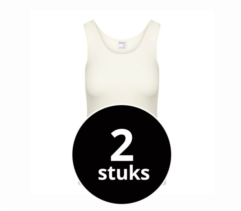 dames hemd elegance ivoor  2-Pack