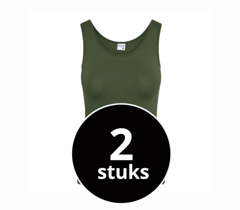 Beeren Dames Hemd Elegance Donkergroen 2-Pack