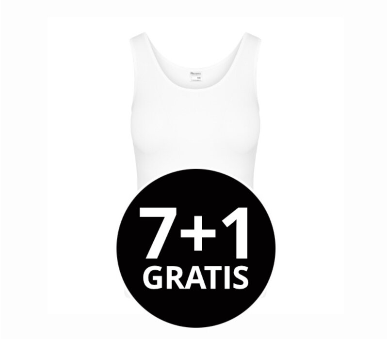 Beeren Dames Hemd Basic Wit Voordeelpack