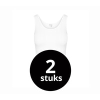 Beeren Dames Hemd Basic Wit 2-Pack