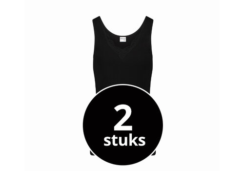 Beeren Dames Hemd Cato Zwart 2-Pack
