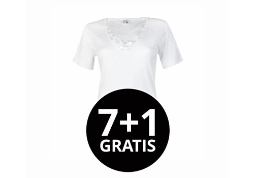 Beeren Dames T-Shirt Beatrix Wit voordeelpack