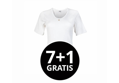 Beeren Dames T-Shirt M3000 Wit voordeelpack