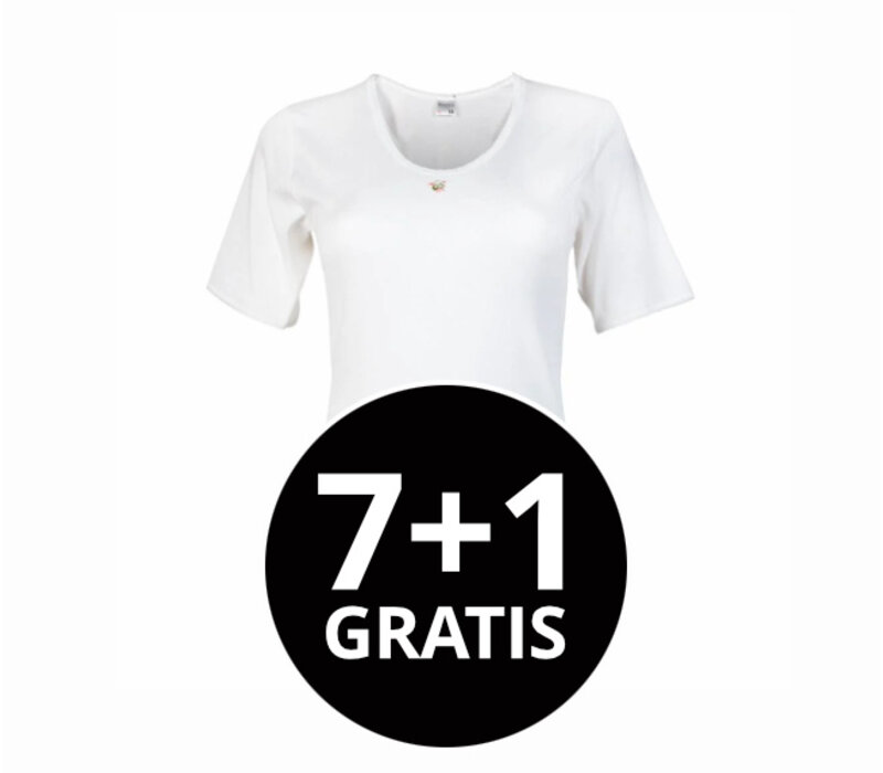 dames T-shirt M3000 wit voordeelpack
