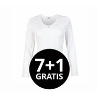 dames shirt lange mouw M3000 voordeelpack