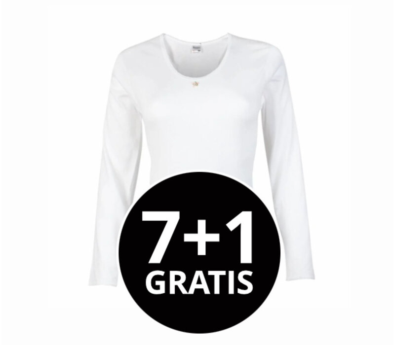 dames shirt lange mouw M3000 voordeelpack