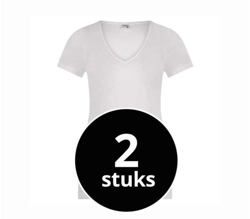Beeren Dames T-Shirt M3000 V-Hals 2-pack