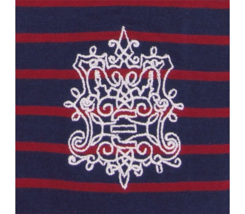 Irresistible Dames Nachthemd Streep Blauw Rood