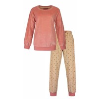 Irresistible Dames Pyjama Velours Roze