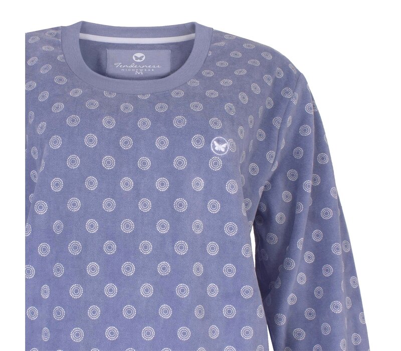 Tenderness Dames Pyjama Velours Lila