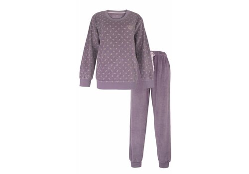 Tenderness Tenderness Dames Pyjama Velours Paars