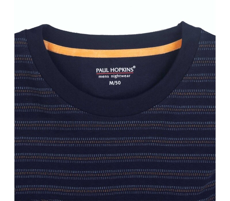Paul Hopkins Heren Pyjama Donker Blauw