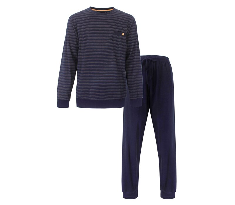 Paul Hopkins Heren Pyjama Donker Blauw