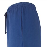 MEQ Heren Pyjama V-hals Lange Mouw Blauw