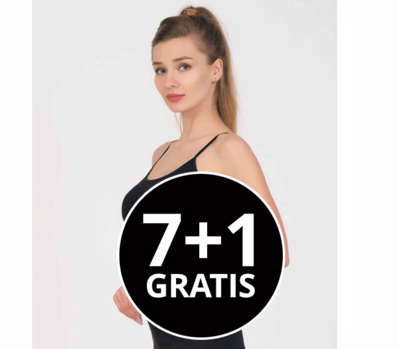 Maxx Owen Dames Top Bamboe Zwart Voordeelpack