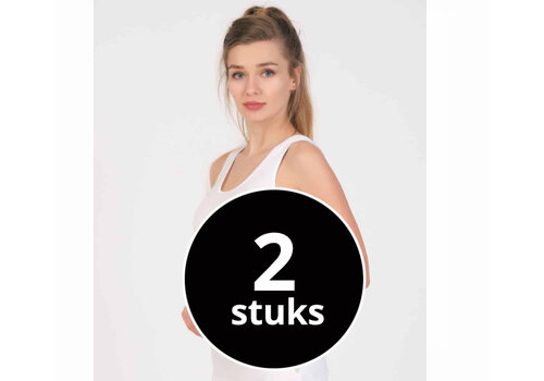 Maxx Owen Maxx Owen Dames Hemd Bamboe Wit 2-Pack