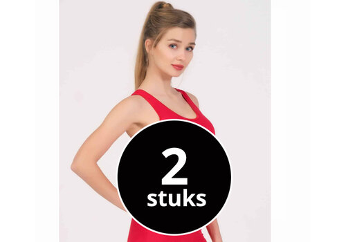 Maxx Owen Maxx Owen Dames Hemd Bamboe Rood 2-Pack Maxx Owen Maxx Owen Dames Hemd Bamboe Rood 2-Pack