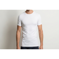 heren T-shirt extra lang M3000 wit 2-Pack
