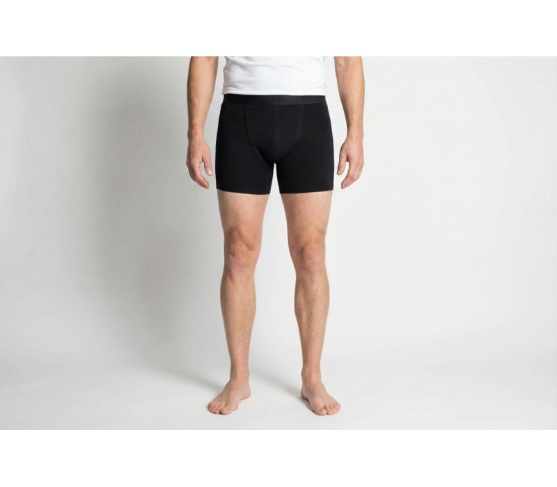 heren boxershort roger zwart 2-Pack
