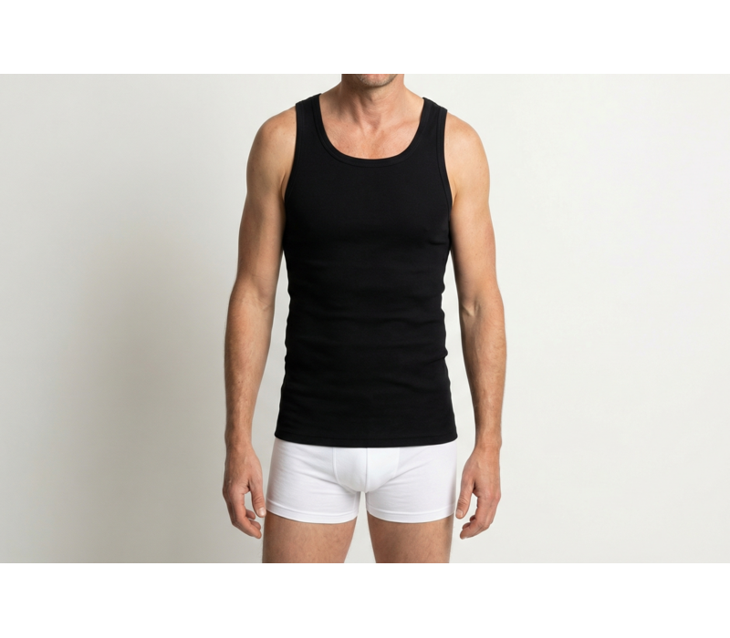 Beeren Heren Singlet M3000 Zwart Mega Voordeelpack