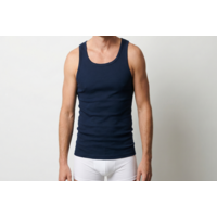 heren singlet M3000 donkerblauw 2-Pack