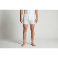 heren M3400 sportbroek met gulp wit 2-Pack