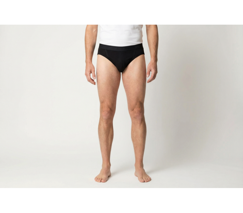 heren sportslip zonder gulp comfort feeling zwart voordeelpack