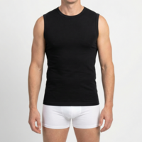 heren beeren young hemd zwart 2-Pack