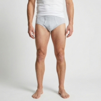 heren slip met gulp grijs voordeelpack