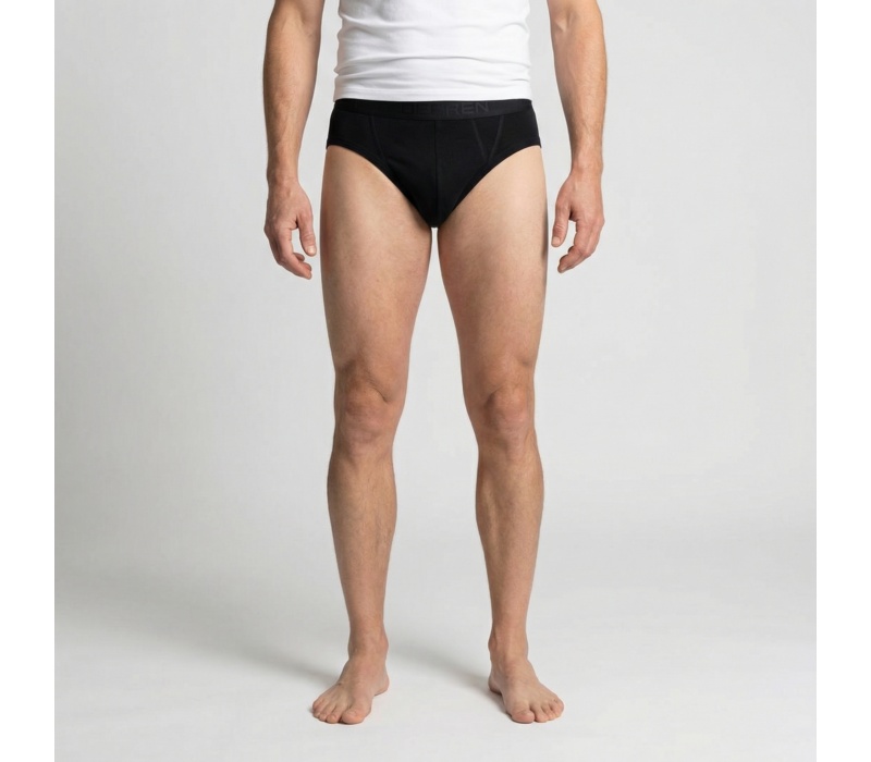 heren sportslip zonder gulp beeren young zwart 2-Pack