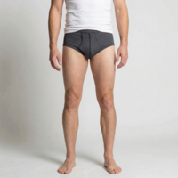 heren slip met gulp zwart M55 voordeelpack