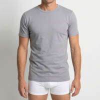 heren T-shirt M3000 grijs voordeelpack
