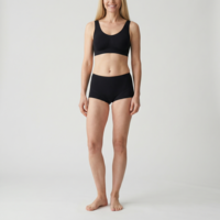 dames short elegance zwart 2-Pack