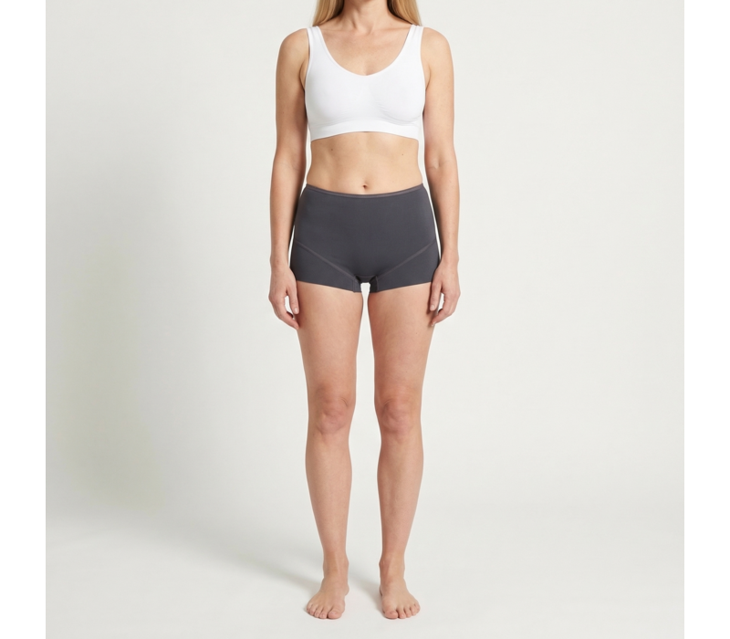 dames short elegance grijs 2-Pack