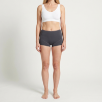 dames short elegance grijs voordeelpack