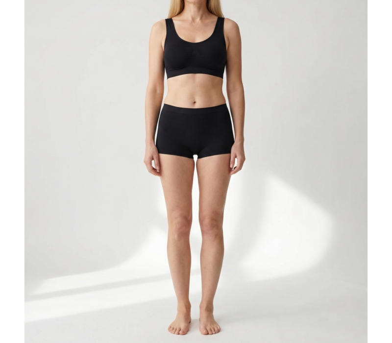 Beeren Dames Green Comfort Short Zwart 2-Pack