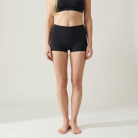 Beeren Dames Short Invisible Zwart 2-Pack