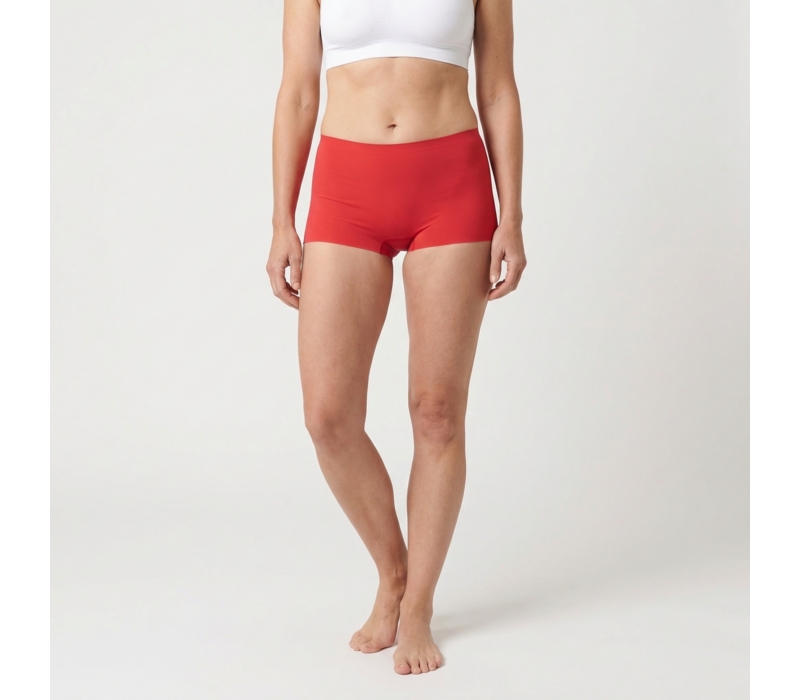 Beeren Dames Short Invisible Rood Voordeelpack